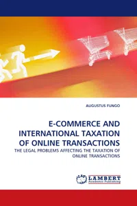 E-COMMERCE AND INTERNATIONAL TAXATION OF ONLINE TRANSACTIONS_cover
