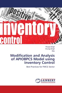 Modification and Analysis of APIOBPCS Model using Inventory Control_cover