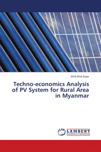 Techno-economics Analysis of PV System for Rural Area in Myanmar_cover