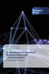 A Handbook of Electrical Measurement and Instrumentation_cover