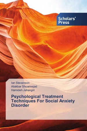 Psychological Treatment Techniques For Social Anxiety Disorder
