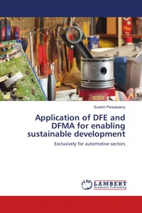 Application of DFE and DFMA for enabling sustainable development_cover