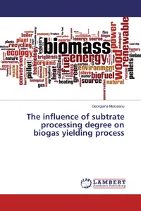 The influence of subtrate processing degree on biogas yielding process_cover
