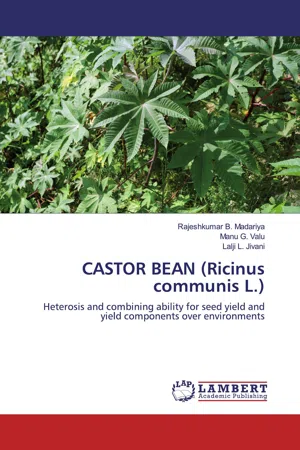 CASTOR BEAN (Ricinus communis L.)