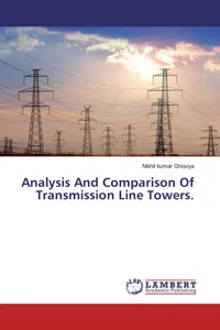 Analysis And Comparison Of Transmission Line Towers._cover