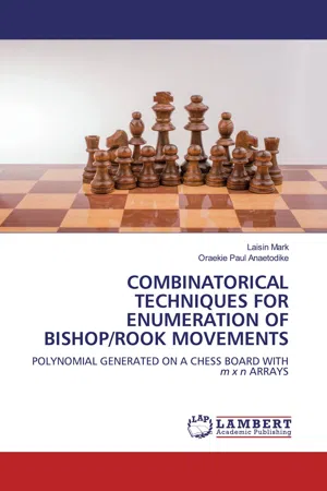 COMBINATORICAL TECHNIQUES FOR ENUMERATION OF BISHOP/ROOK MOVEMENTS