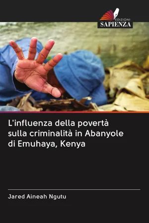 [PDF] L'influenza della povertà sulla criminalità in Abanyole di ...