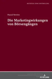 Die Marketingwirkungen von Boersengaengen_cover