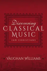 Discovering Classical Music: Vaughan Williams_cover