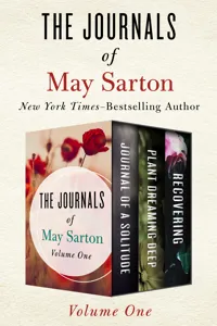 The Journals of May Sarton Volume One_cover