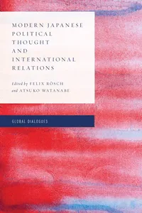 Modern Japanese Political Thought and International Relations_cover