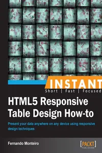 Instant HTML5 Responsive Table Design How-to_cover