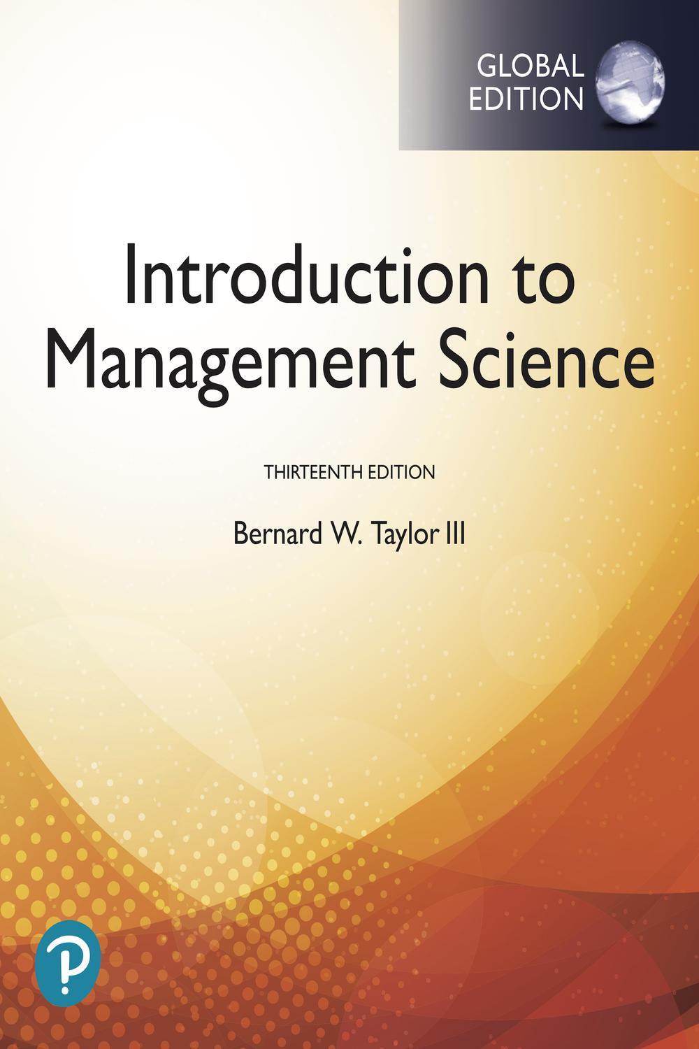 PDF] Introduction to Management Science, Global Edition by Bernard 