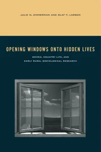 Opening Windows onto Hidden Lives_cover