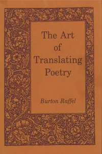 The Art of Translating Poetry_cover