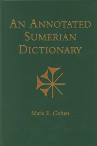 An Annotated Sumerian Dictionary_cover