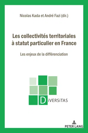 Les collectivités territoriales à statut particulier en France