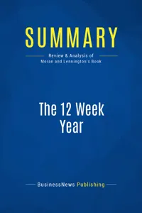 Summary: The 12 Week Year_cover