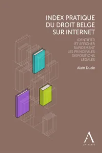 Index pratique du droit belge sur internet_cover