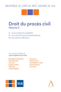 Droit du procès civil - Volume 3_cover