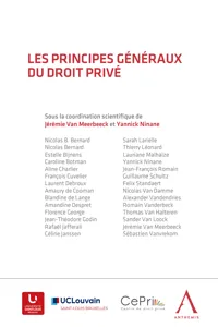 Les principes généraux du droit privé_cover