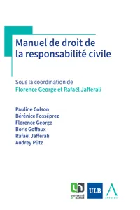 Manuel de droit de la responsabilité civile_cover