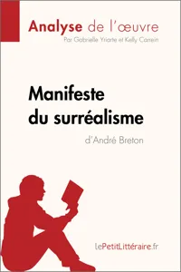 Manifeste du surréalisme d'André Breton_cover