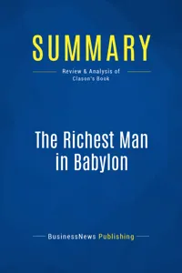 Summary: The Richest Man in Babylon_cover