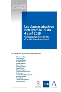 Les clauses abusives B2B après la loi du 4 avril 2019_cover