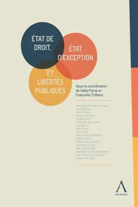 État de droit, état d'exception et libertés publiques_cover