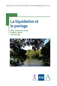 La liquidation et le partage_cover