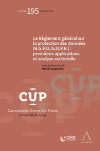 Le Règlement général sur la protection des données : premières applications et analyse sectorielle_cover