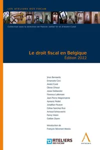 Le droit fiscal en Belgique - Édition 2022_cover