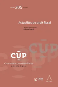 Actualités de droit fiscal_cover