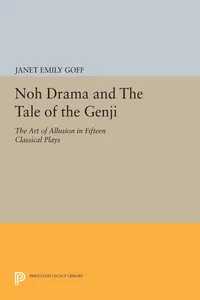 Noh Drama and The Tale of the Genji_cover