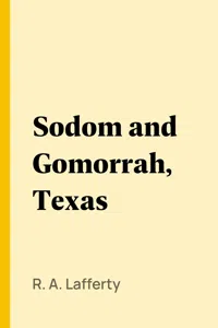 Sodom and Gomorrah, Texas_cover
