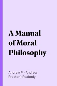 A Manual of Moral Philosophy_cover
