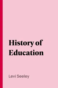 History of Education_cover