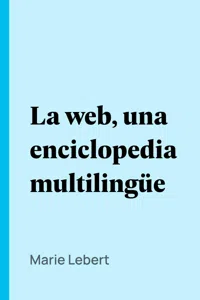 La web, una enciclopedia multilingüe_cover