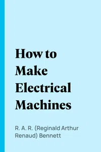 How to Make Electrical Machines_cover