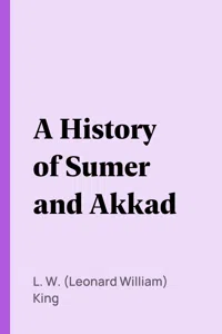 A History of Sumer and Akkad_cover