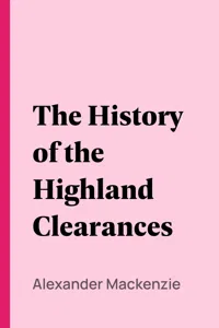 The History of the Highland Clearances_cover