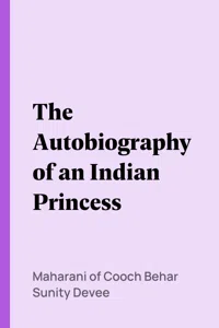 The Autobiography of an Indian Princess_cover