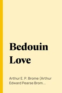 Bedouin Love_cover