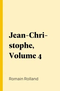 Jean-Christophe, Volume 4_cover