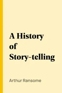 A History of Story-telling_cover