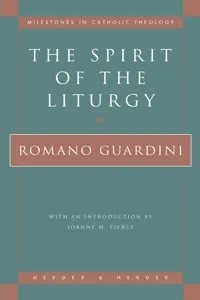 The Spirit of the Liturgy_cover