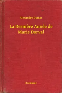 La Dernière Année de Marie Dorval_cover