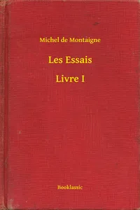Les Essais - Livre I_cover