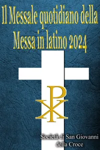 Il Messale quotidiano della Messa in latino 2024_cover